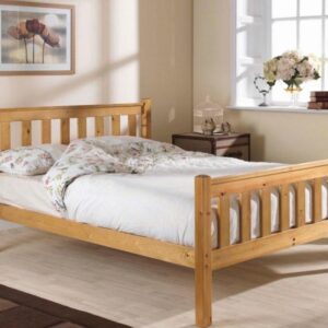 Shaker High Foot End Wooden Bed