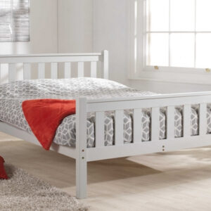 Shaker High Foot End Grey Bedstead