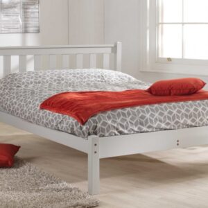 Shaker Low Foot End Grey Bedstead