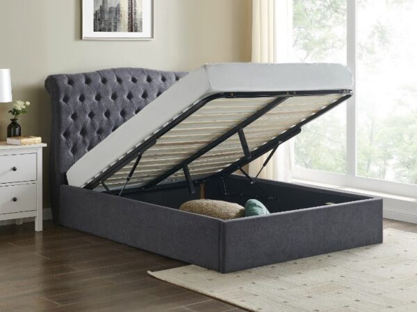 Limelight Rosa Storage Bed Dark Grey