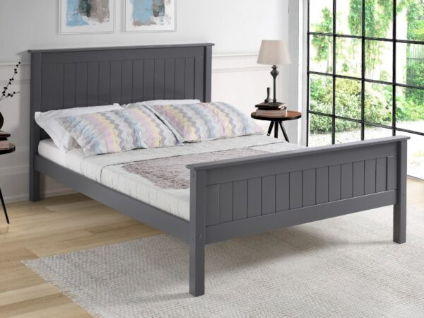 Limelight Taurus Dark Grey Wooden Bed